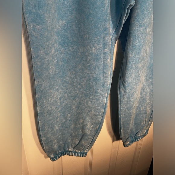 $97.50 Women’s 2X Jordan Flight Washed Fleece Pants Dark Powder Blue Loose Fit - Picture 6 of 14